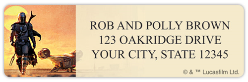  Star Wars &amp;#153; the Mandalorian Address Labels